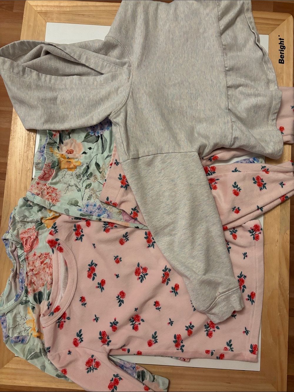Crewcuts Light Gray V-Neck Hooded Sweater - Picture 7 of 8